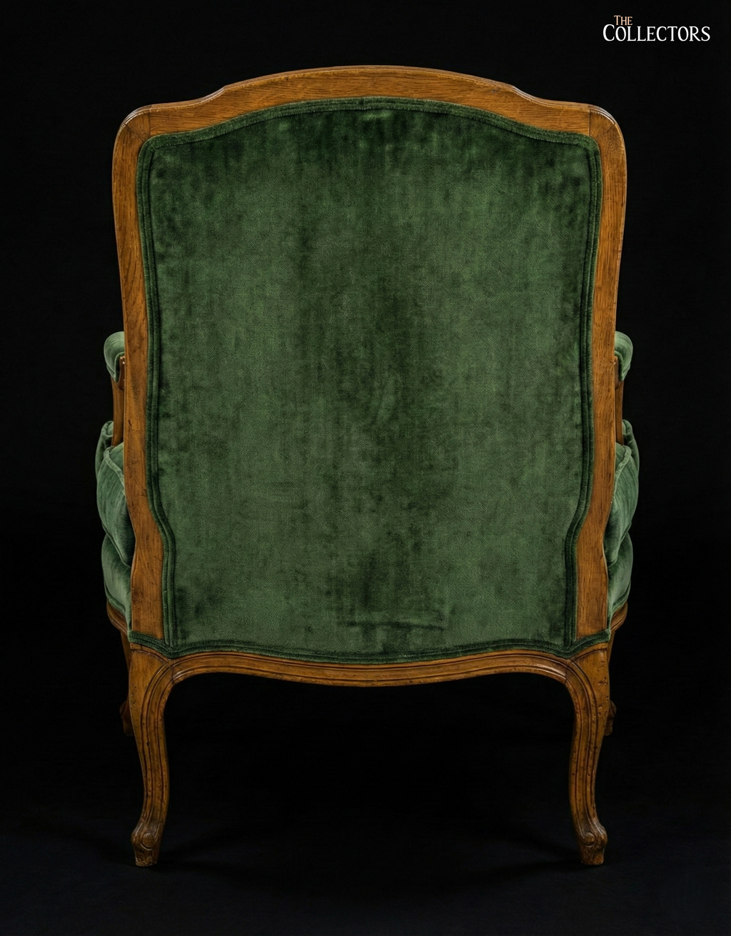 Château d’Émeraude – Emerald Velvet French Fauteuil