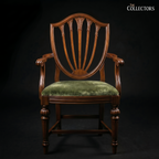 The Mayfair Hepplewhite Shield-Back Armchair