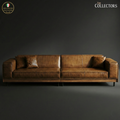 The Porta Nuova Modernist Leather Sofa