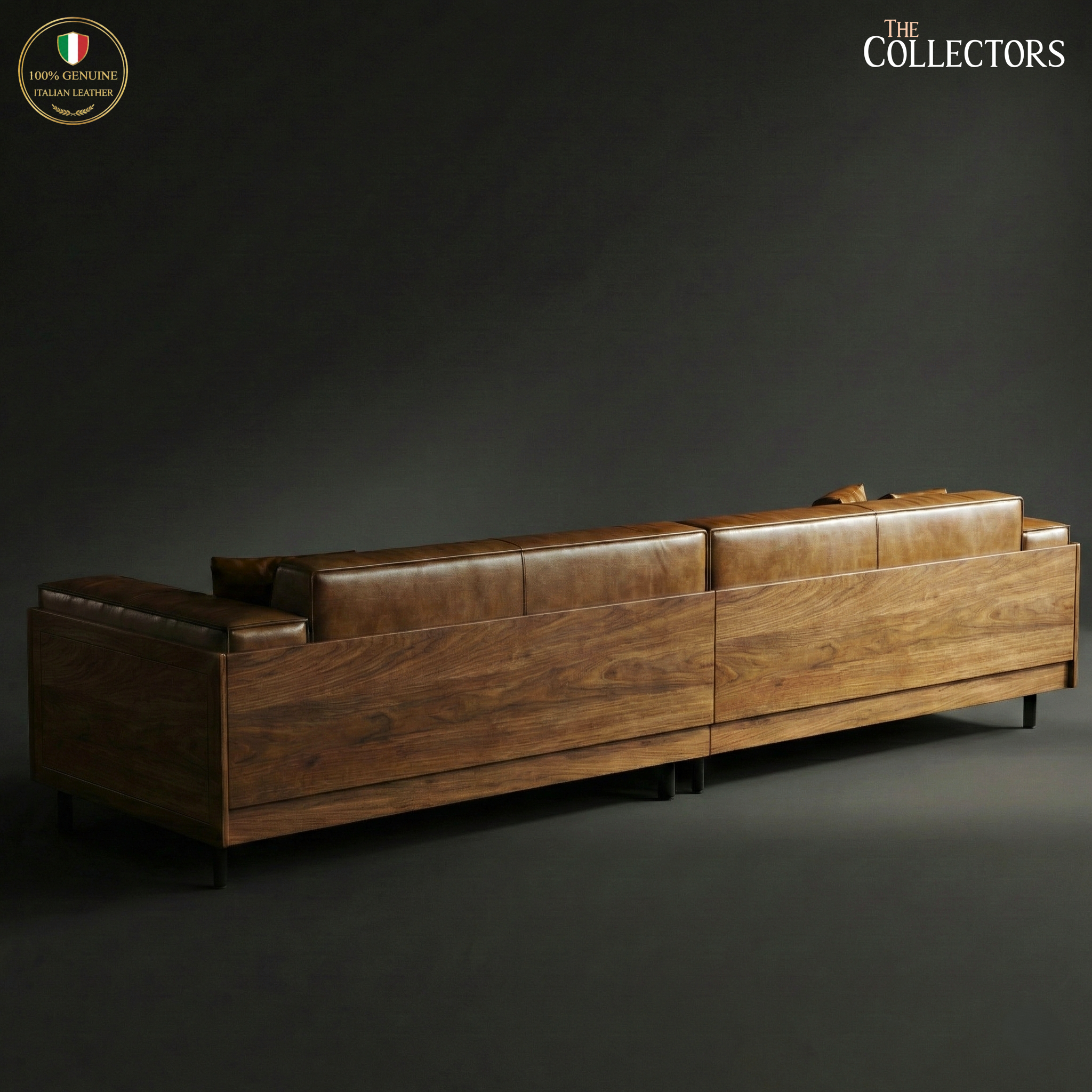 The Porta Nuova Modernist Leather Sofa