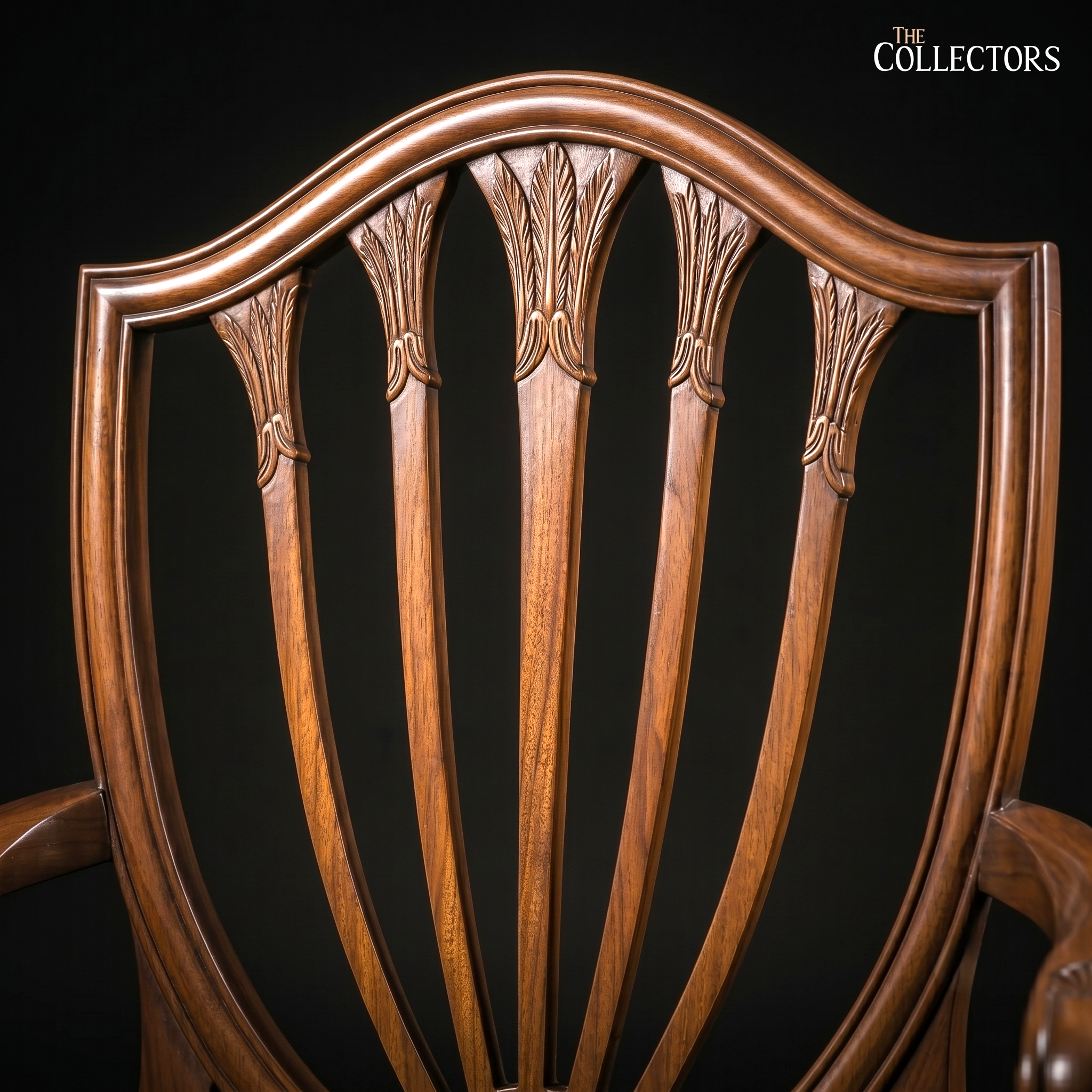 The Mayfair Hepplewhite Shield-Back Armchair