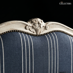 Blanc Cassé & Marine - A Louis XV Lit de Milieu