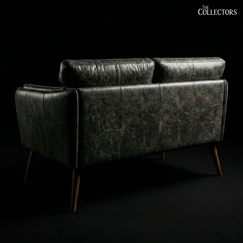 Brera Atelier Modernist Leather Sofa