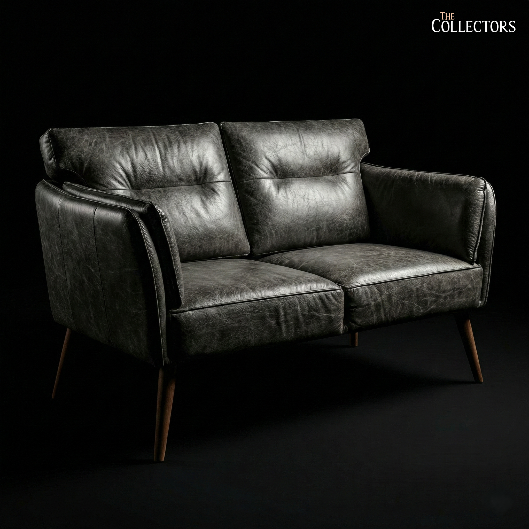 Brera Atelier Modernist Leather Sofa