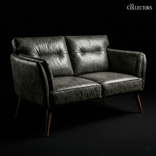 Brera Atelier Modernist Leather Sofa