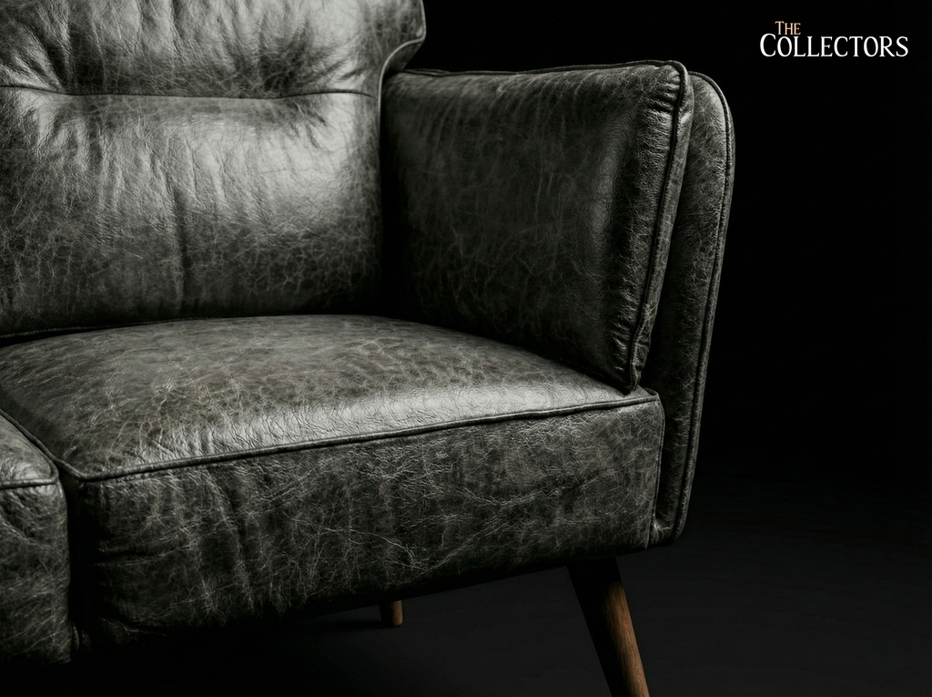 Brera Atelier Modernist Leather Sofa