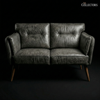 Brera Atelier Modernist Leather Sofa