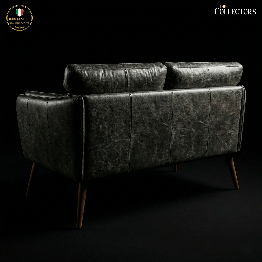 Brera Atelier Modernist Leather Sofa