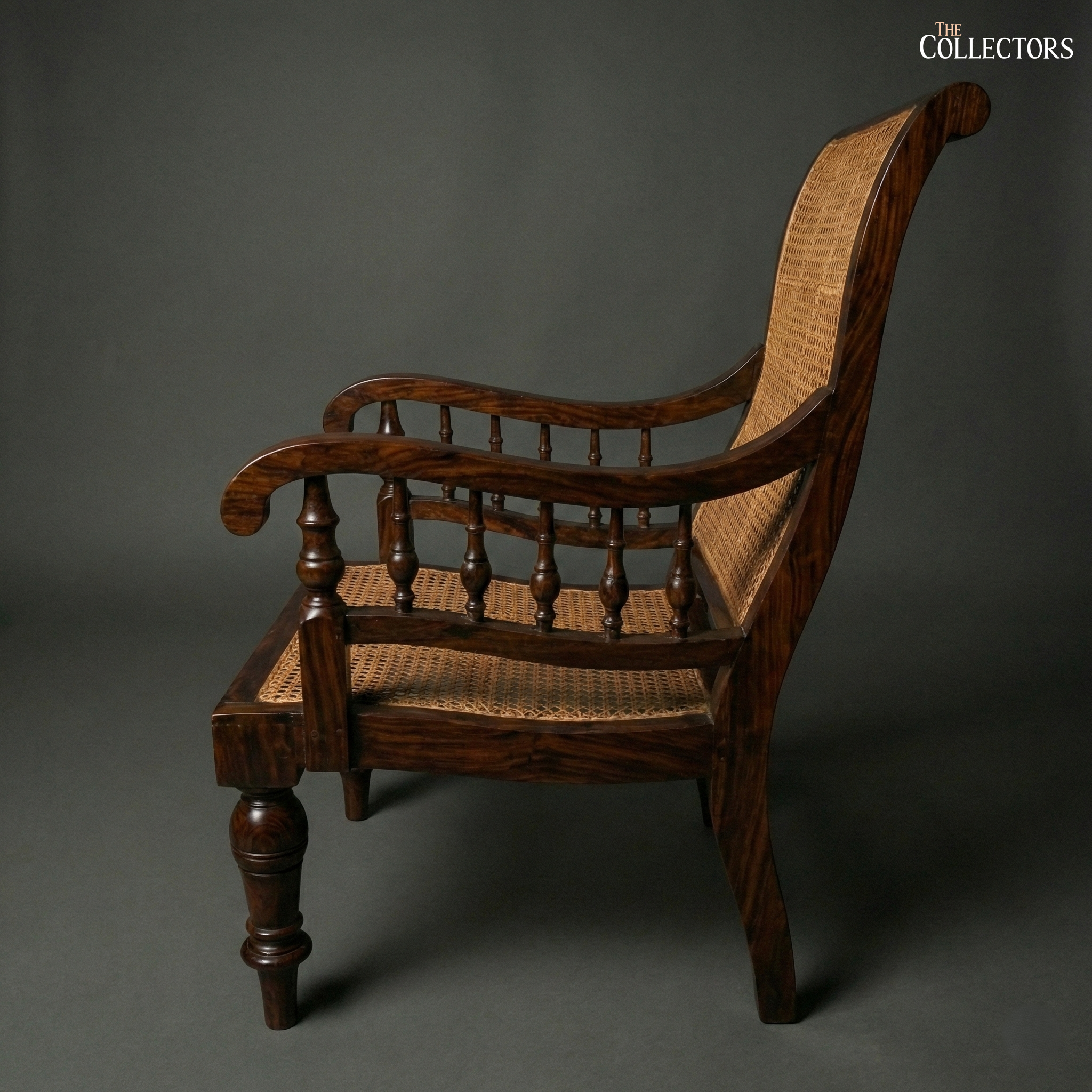 Ceylon Plantation Chair in Teak & Cane