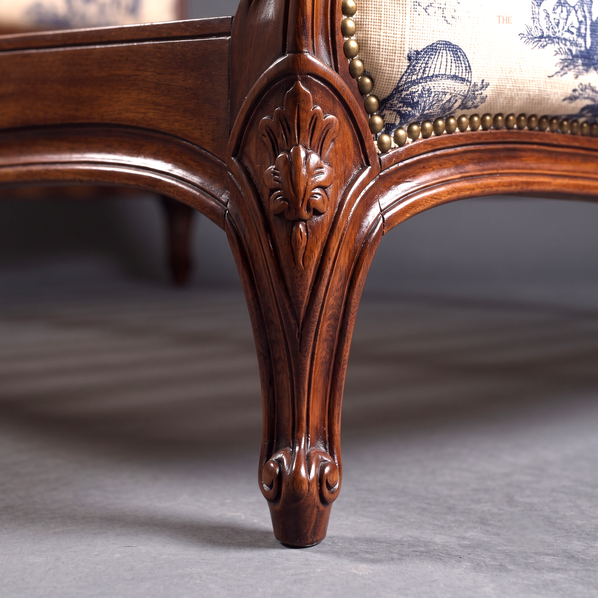 Château de Jouy - Louis XV Montgolfier Toile Bed