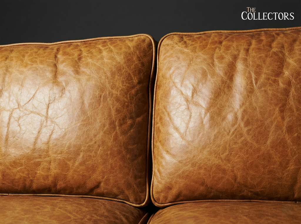 Østerbro Modernist Leather Sofa