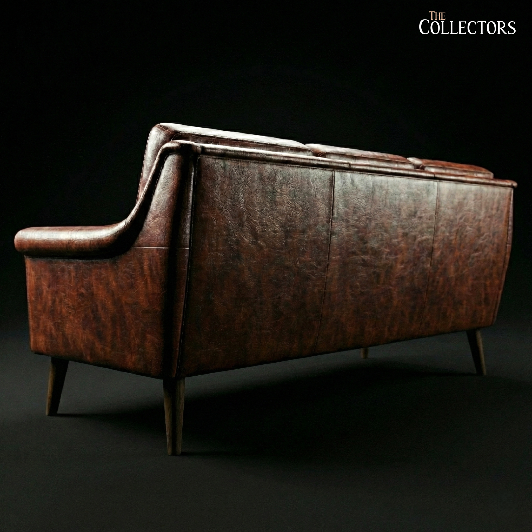Frederiksberg Mid Century Modern Leather Sofa