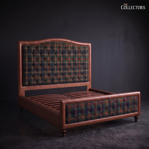 Glenmore Highland Tartan Chesterfield Bed