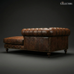 Kensington House Chesterfield Leather Chaise