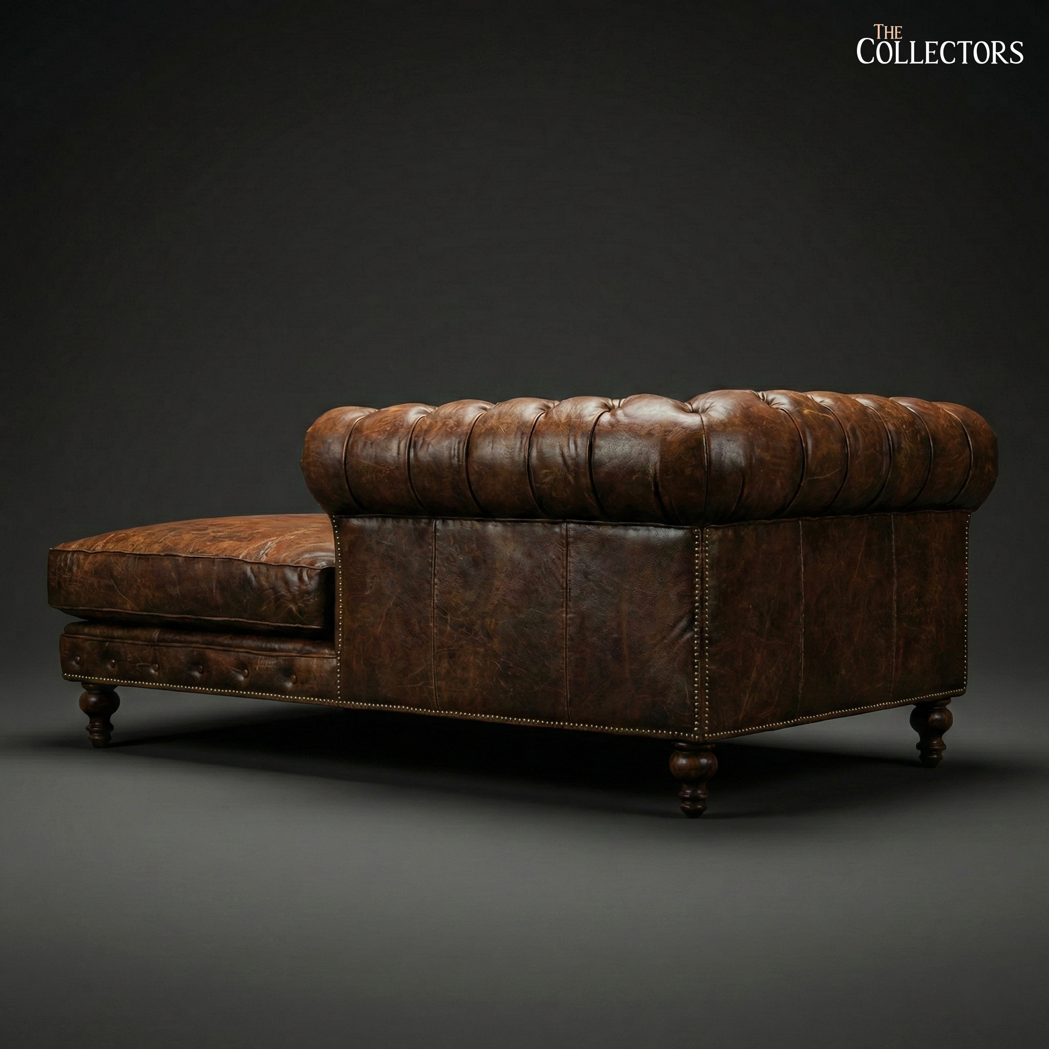 Kensington House Chesterfield Leather Chaise