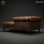 Kensington House Chesterfield Leather Chaise