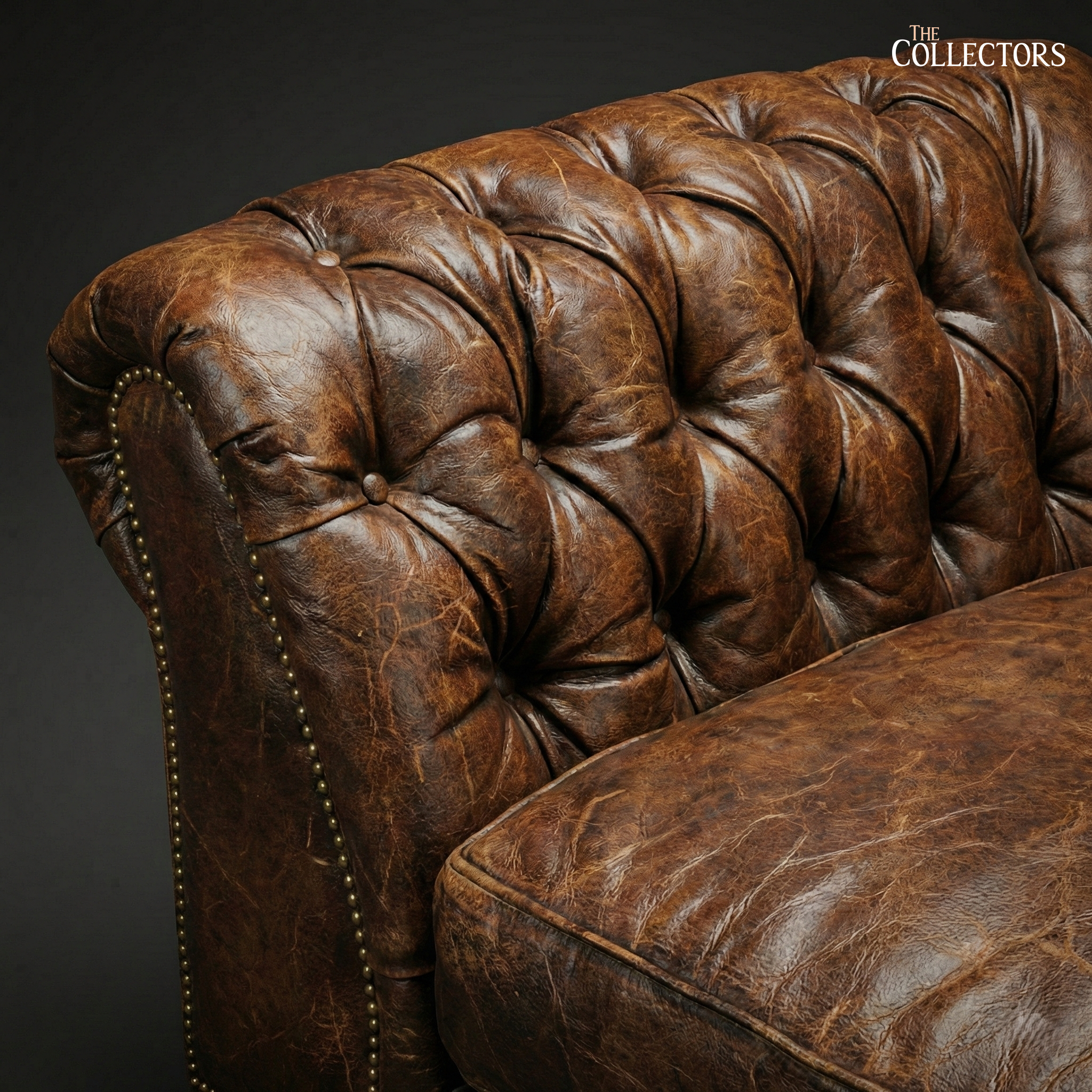 Kensington House Chesterfield Leather Chaise