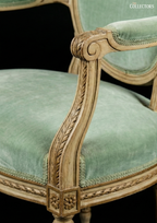 La Fauteuil de Lumière – The Gilded Mint Louis XVI Armchair