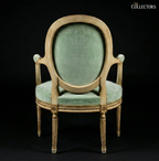 La Fauteuil de Lumière – The Gilded Mint Louis XVI Armchair