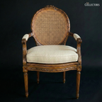 Le Fauteuil d’Orsay – The Parisian Cane-Back Salon Chair