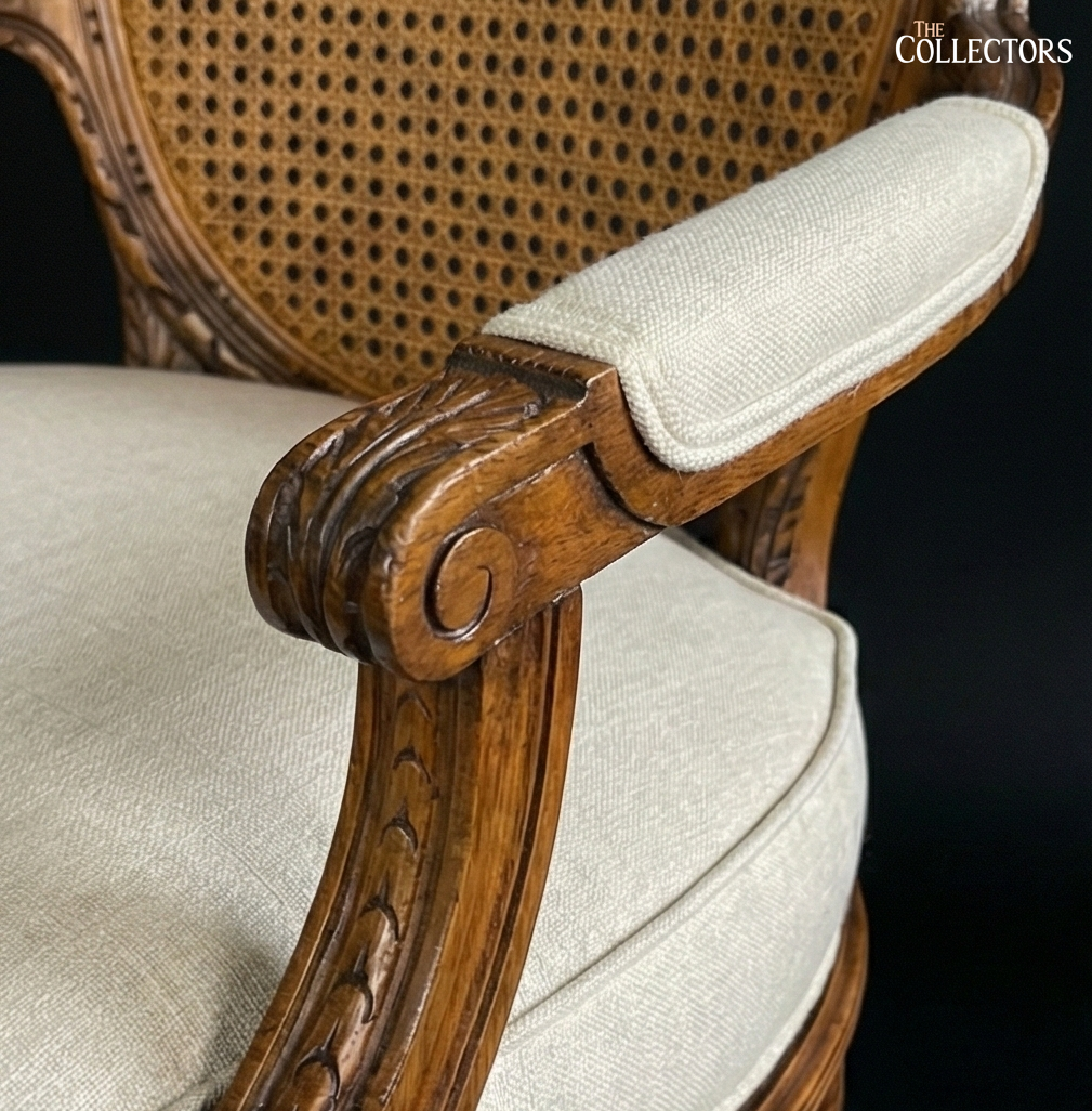 Le Fauteuil d’Orsay – The Parisian Cane-Back Salon Chair