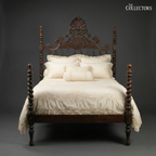 Lisbon Baroque Revival Spiral-Post Bed