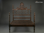 Lisbon Baroque Revival Spiral-Post Bed