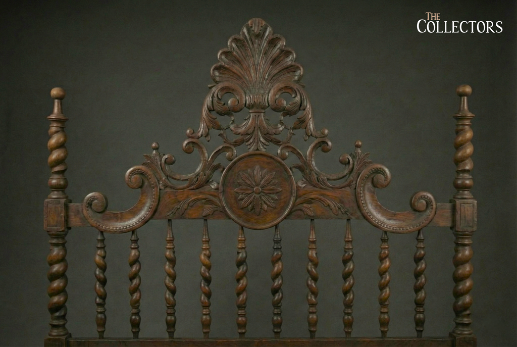 Lisbon Baroque Revival Spiral-Post Bed