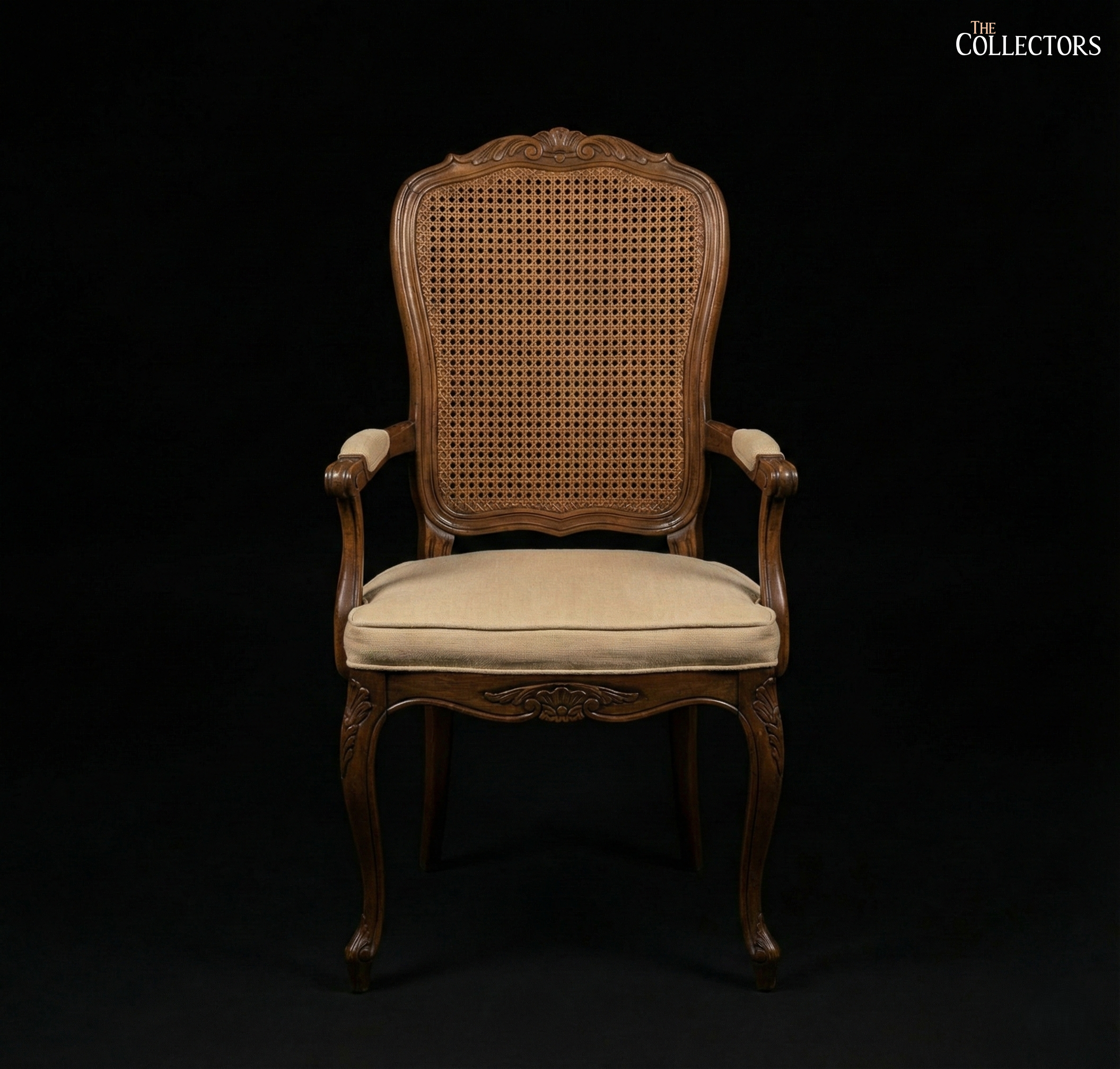 The Louis XV Provincial Cane-Back  Dining Ensemble