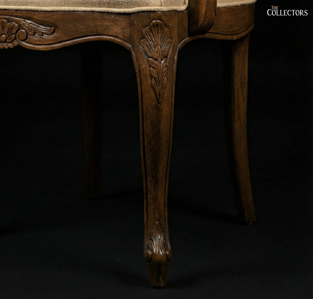 The Louis XV Provincial Cane-Back  Dining Ensemble