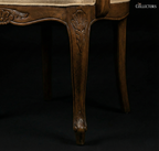 The Louis XV Provincial Cane-Back  Dining Ensemble