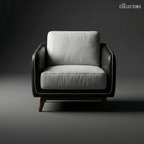 Manhattan Modernist Leather Lounge Sofa - Single Seater
