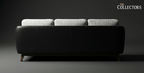 Manhattan Modernist Leather Sofa Ensemble