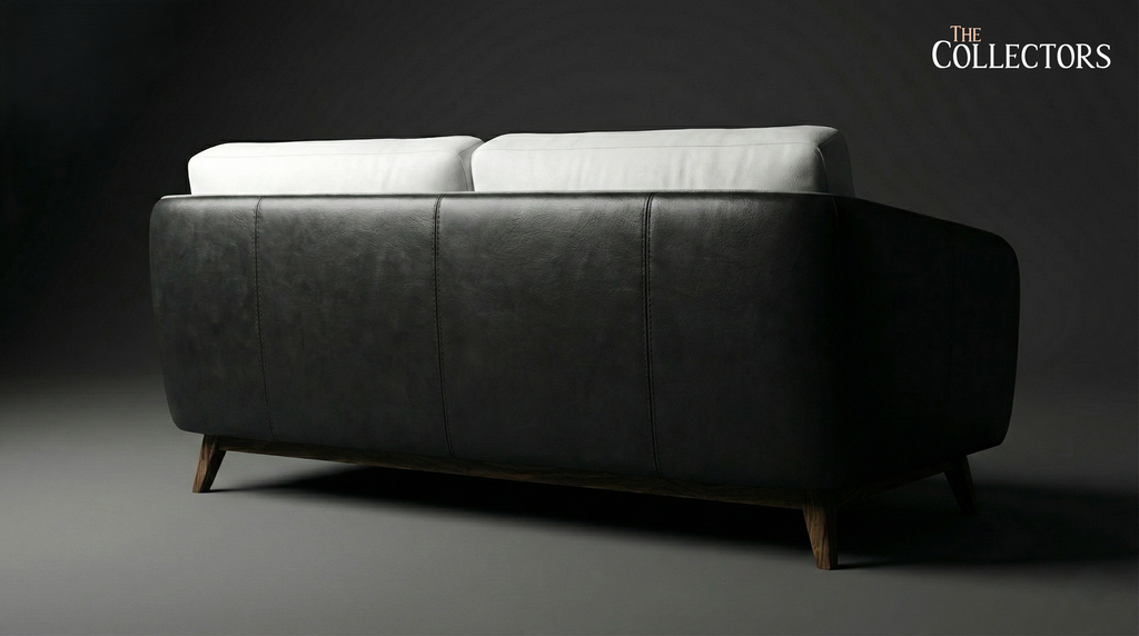 Manhattan Modernist Leather 2 Seater Sofa