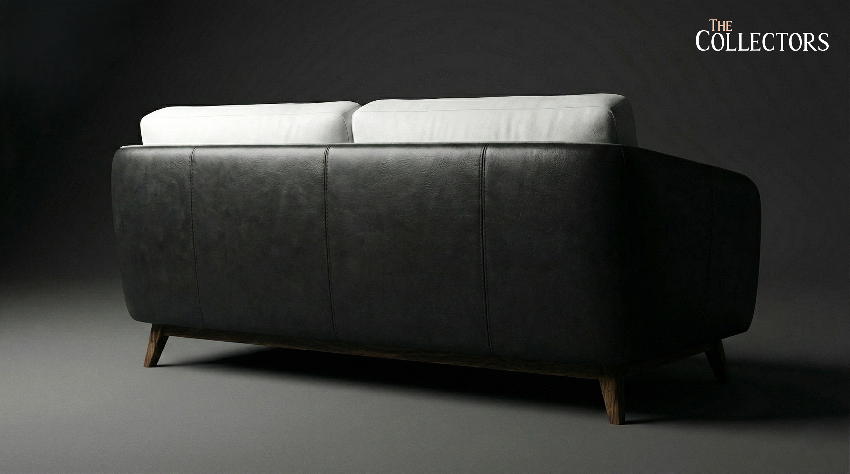 Manhattan Modernist Leather 2 Seater Sofa