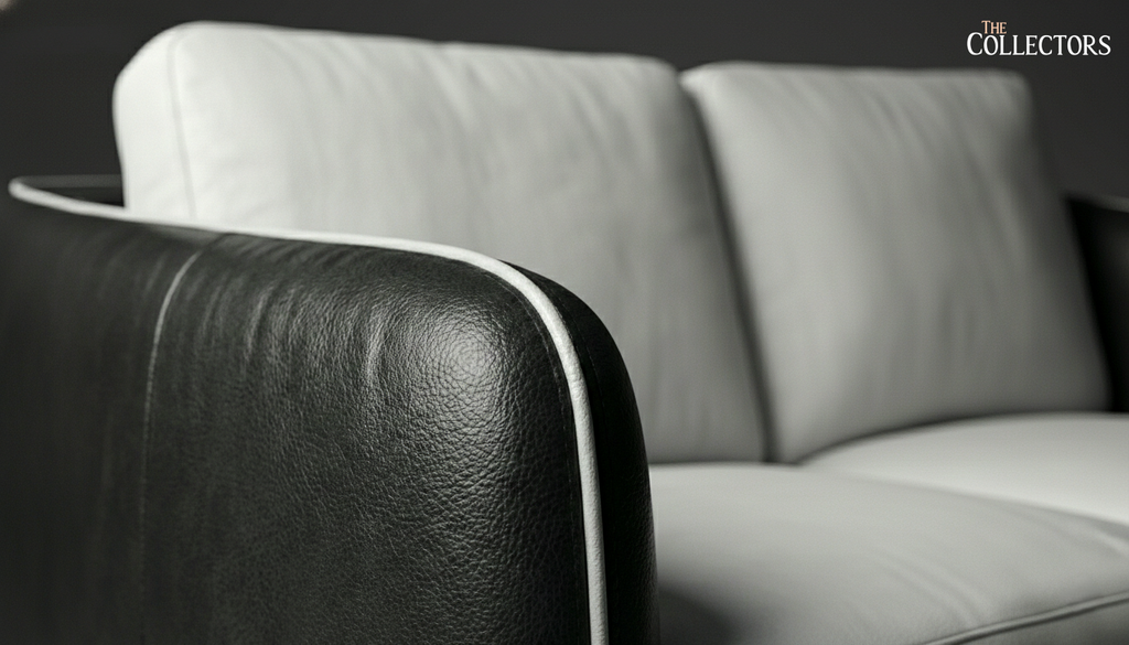 Manhattan Modernist Leather 2 Seater Sofa