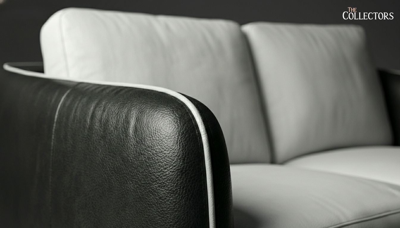 Manhattan Modernist Leather 2 Seater Sofa
