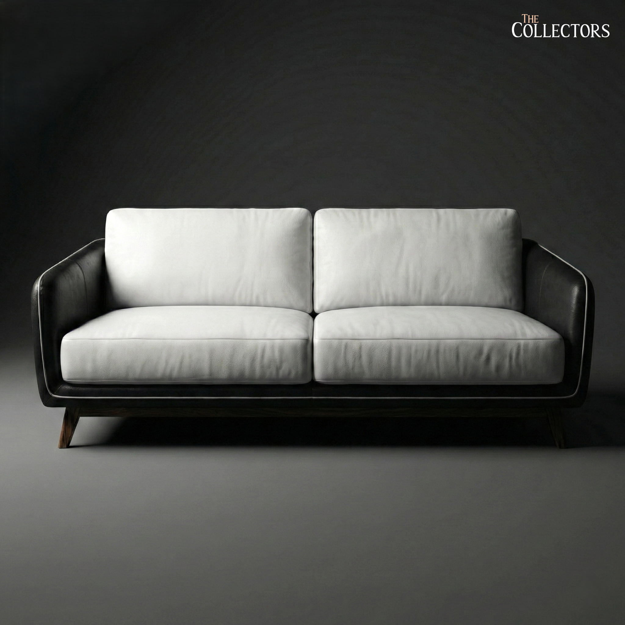 Manhattan Modernist Leather 2 Seater Sofa