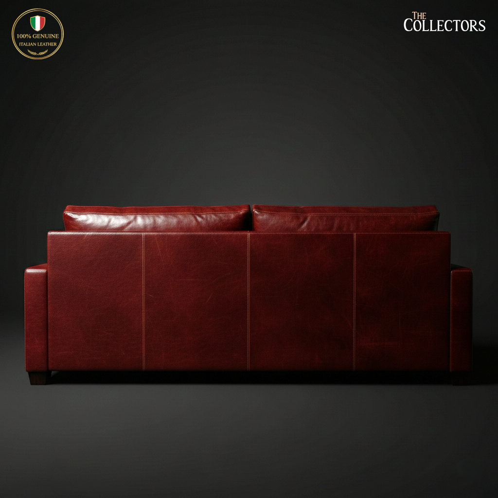 Oltrarno Atelier Modernist Leather Sofa
