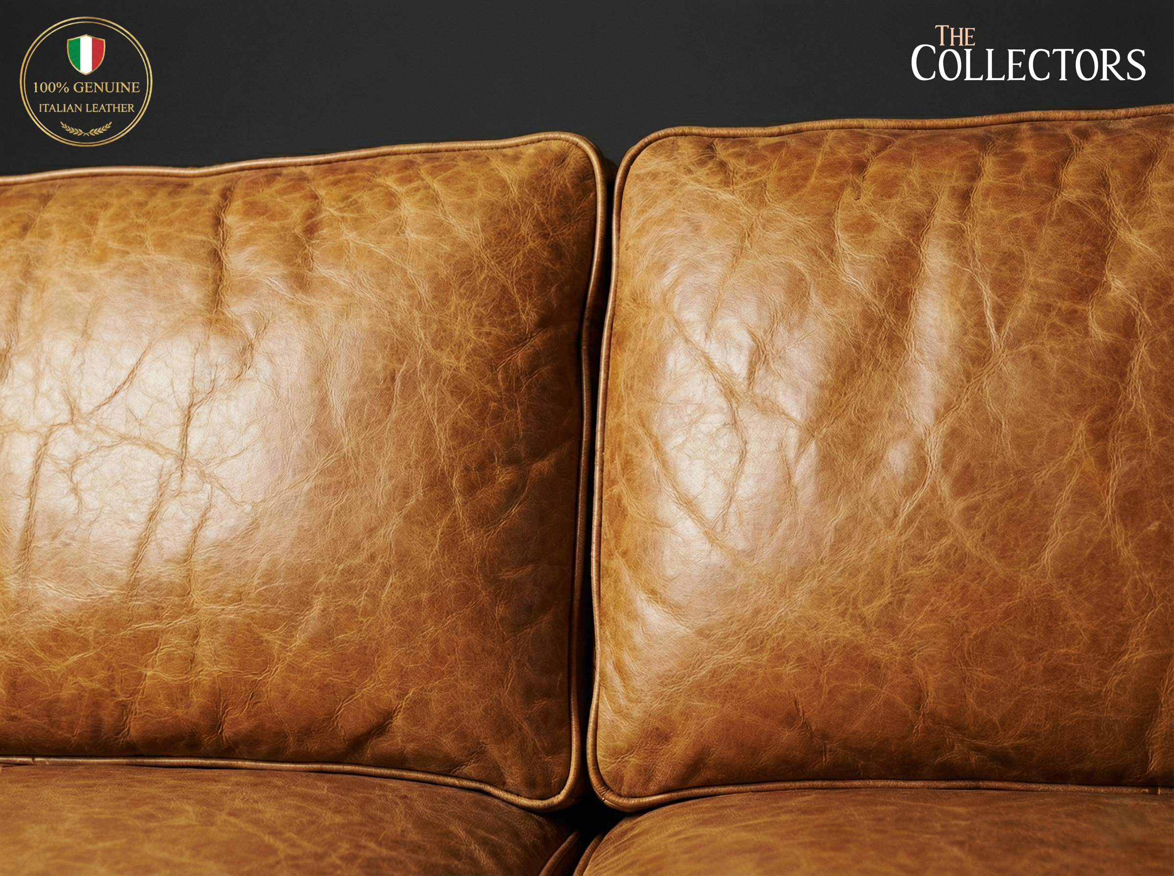 Østerbro Modernist Leather Sofa