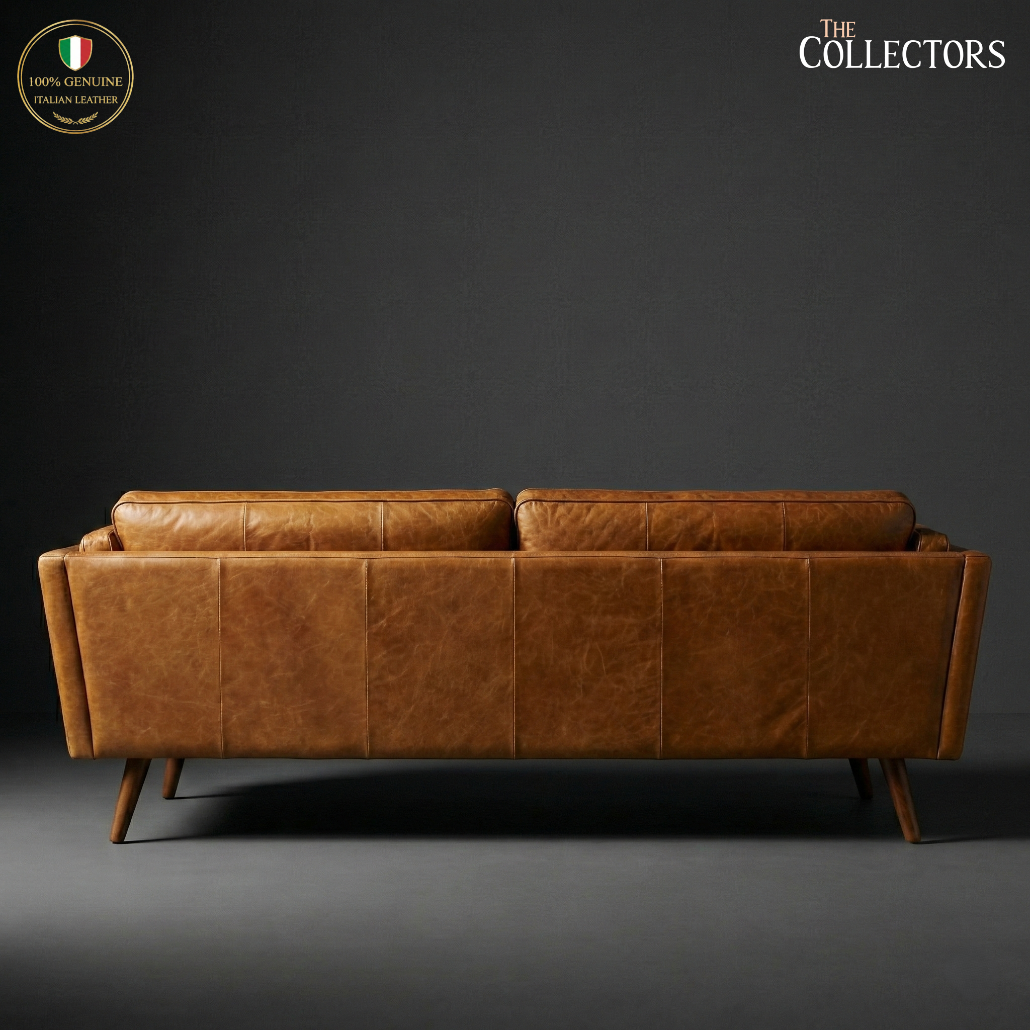 Østerbro Modernist Leather Sofa