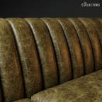 Parma Atelier Channel Tufted Leather Sofa