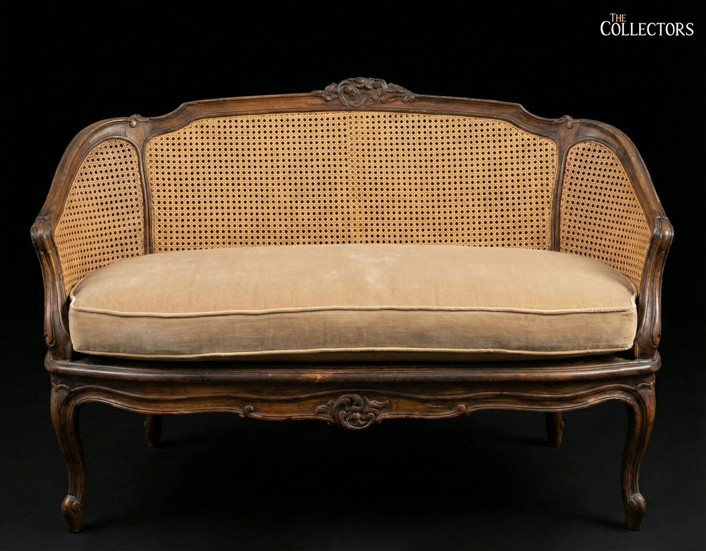 Provençal Cane Serenade - A Louis XV Sofa Set