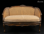 Provençal Cane Serenade - A Louis XV Sofa Set