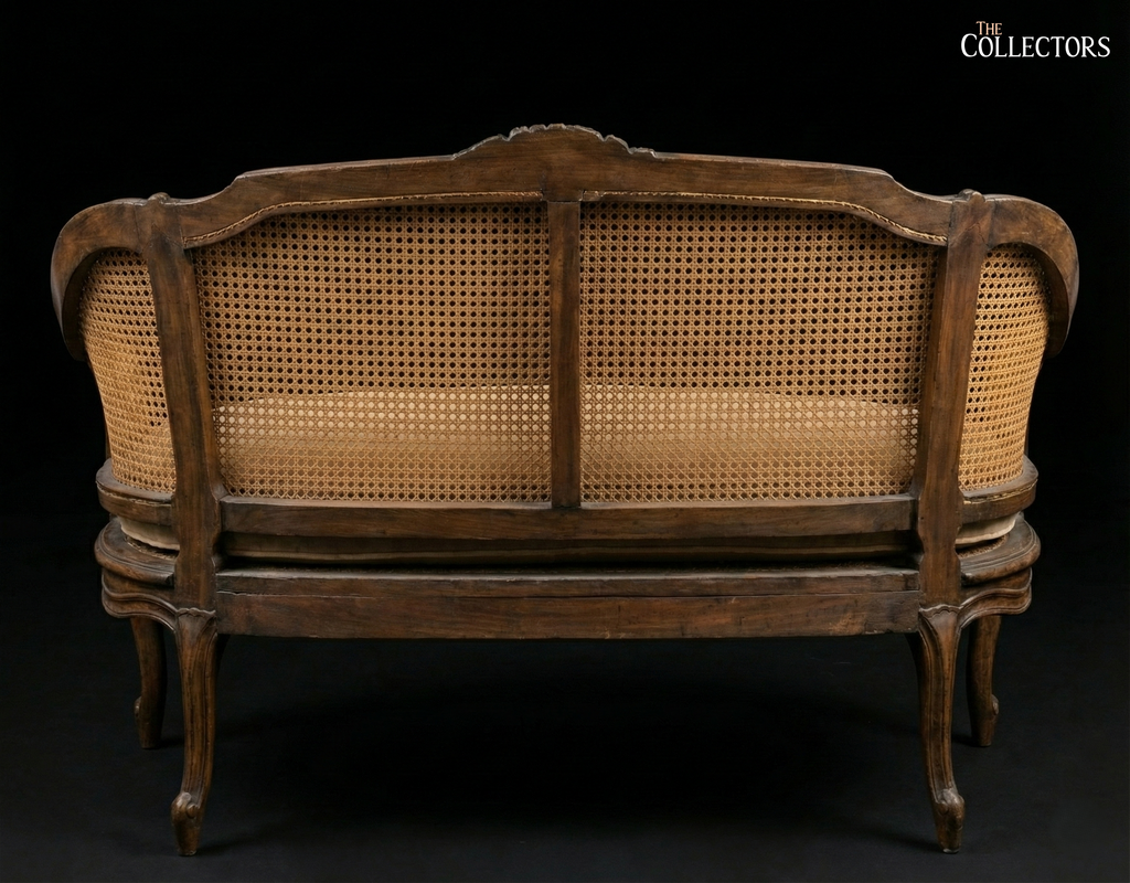 Provençal Cane Serenade - A Louis XV Sofa Set
