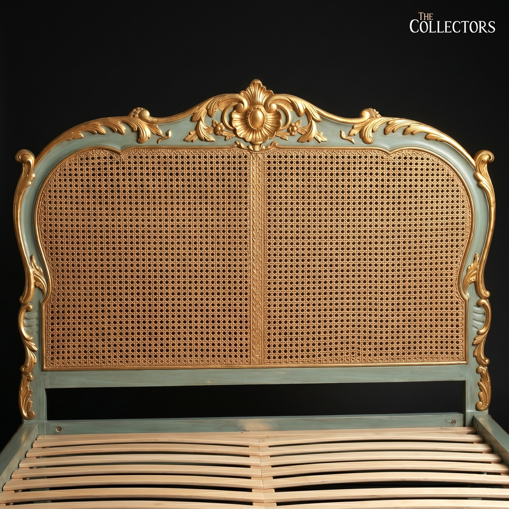 Rocaille & Rosette - A French Vert Céladon Lit de Maître