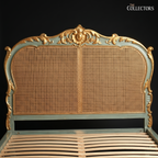 Rocaille & Rosette - A French Vert Céladon Lit de Maître