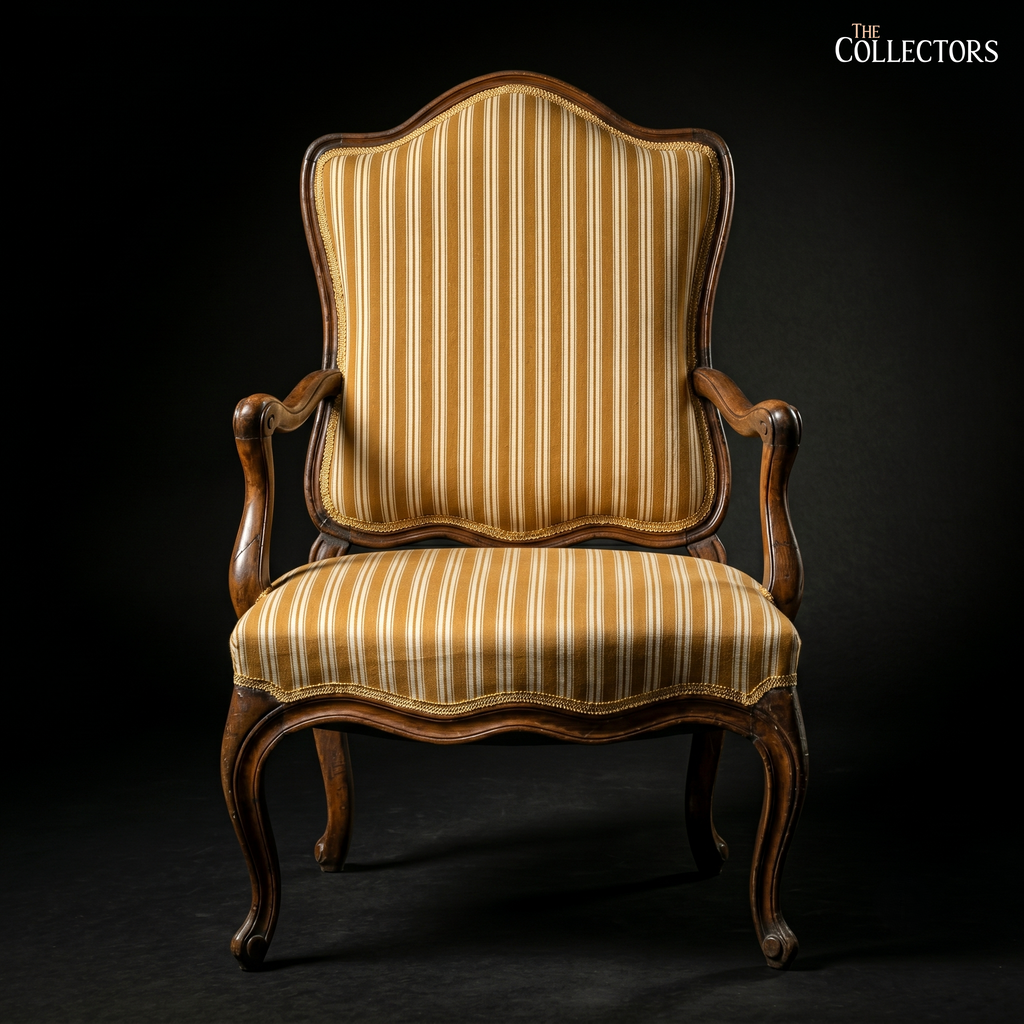 Rocaille en Repos - A Louis XV Fauteuil à la Reine