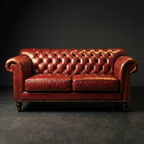Savile Row Chesterfield Leather Sofa