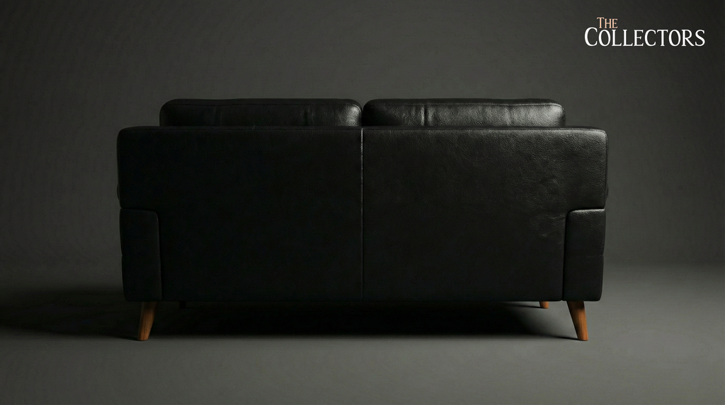 SoHo Mid-Century Modern Leather Lounger